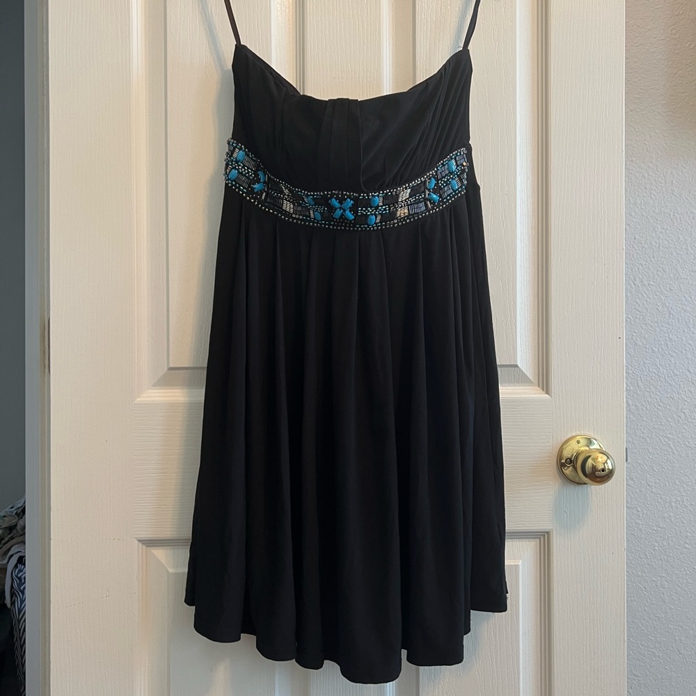 Strapless White House Black Market dress